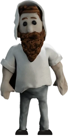 The original Pizzato clay puppet from the film