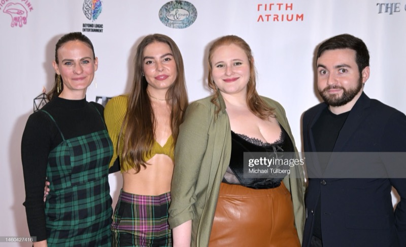 with the creative team at the world premiere of THE GAME (2023)